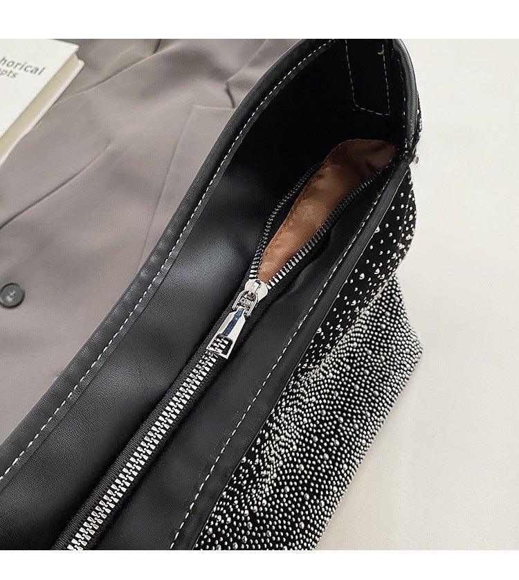 MAC142 Fashionable Bright Diamond Shoulder Tote Bag - Mariam's Collection