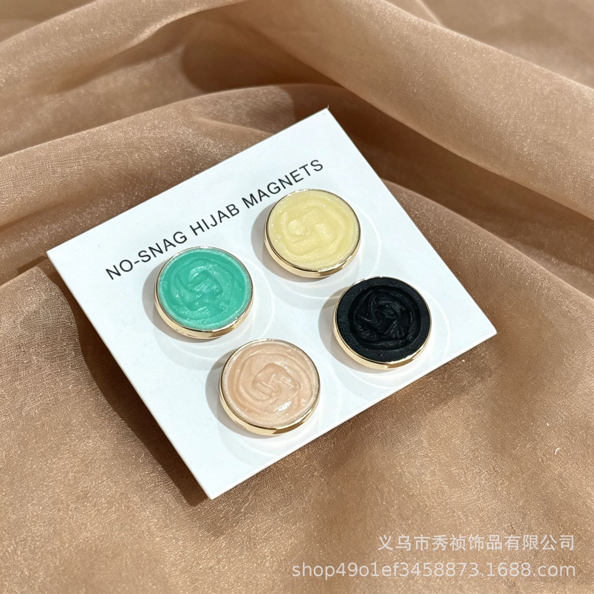 Magnetic Scarf Pin & Hijab Clip(MAC457) - Mariam's Collection