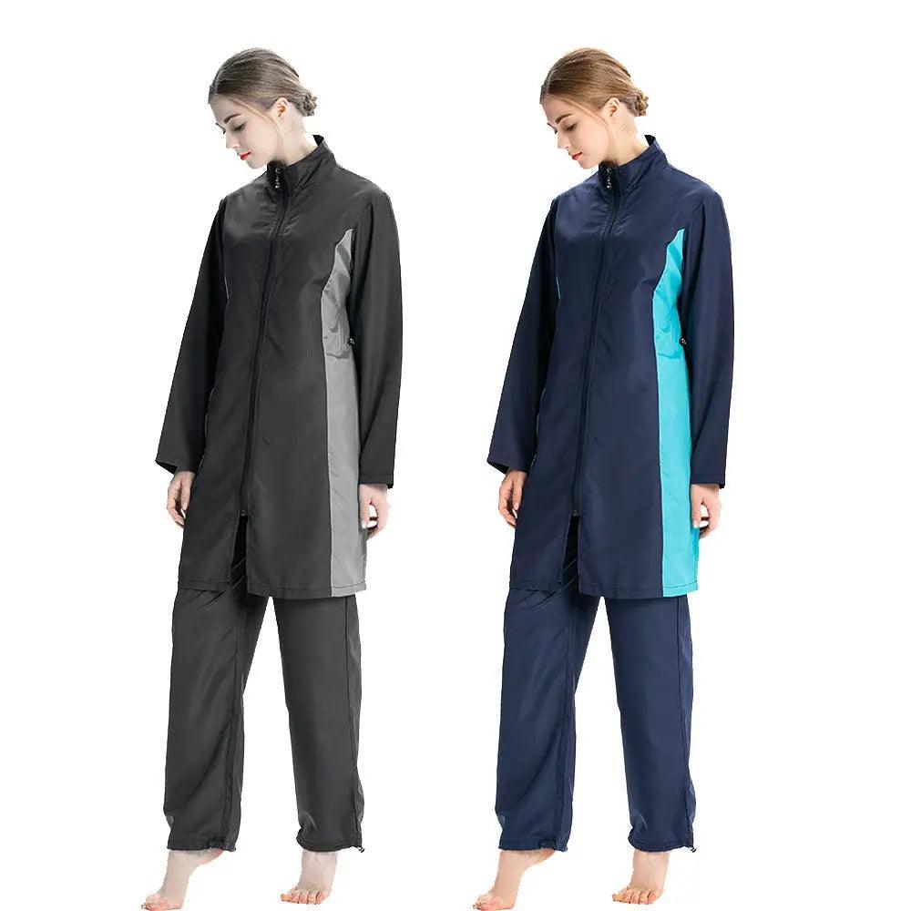 Costume da bagno musulmano per donna, pezzi Burkini Modesto