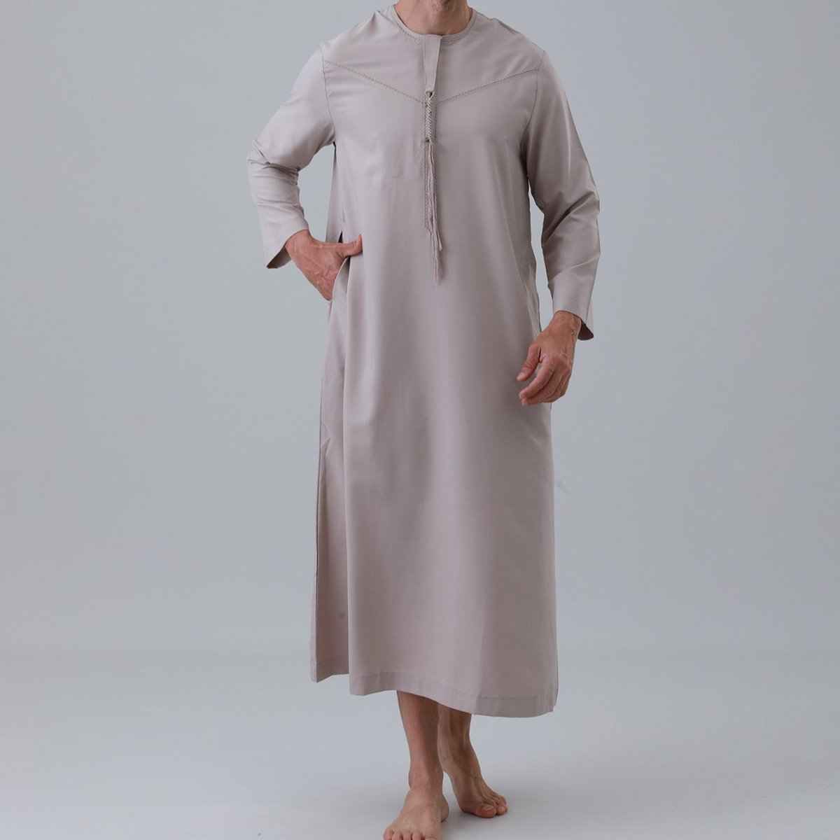 Men's Classic Solid Thobe Collection (MT035) - Mariam's Collection