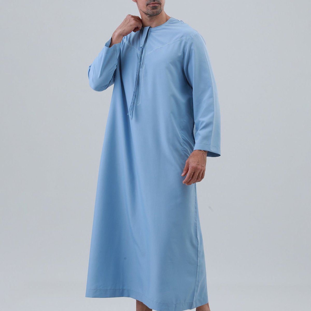 Men's Classic Solid Thobe Collection (MT035) - Mariam's Collection