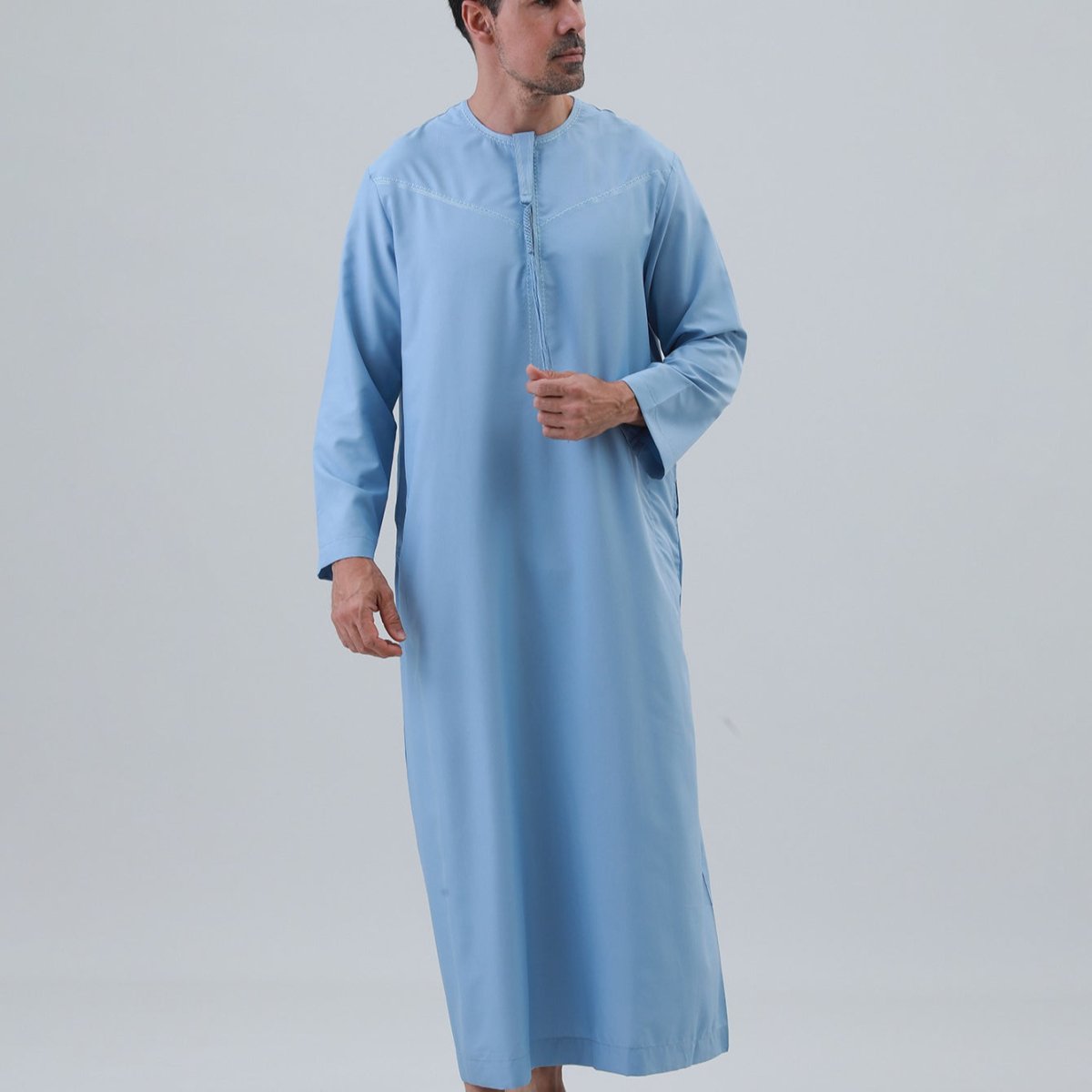 Men's Classic Solid Thobe Collection (MT035) - Mariam's Collection