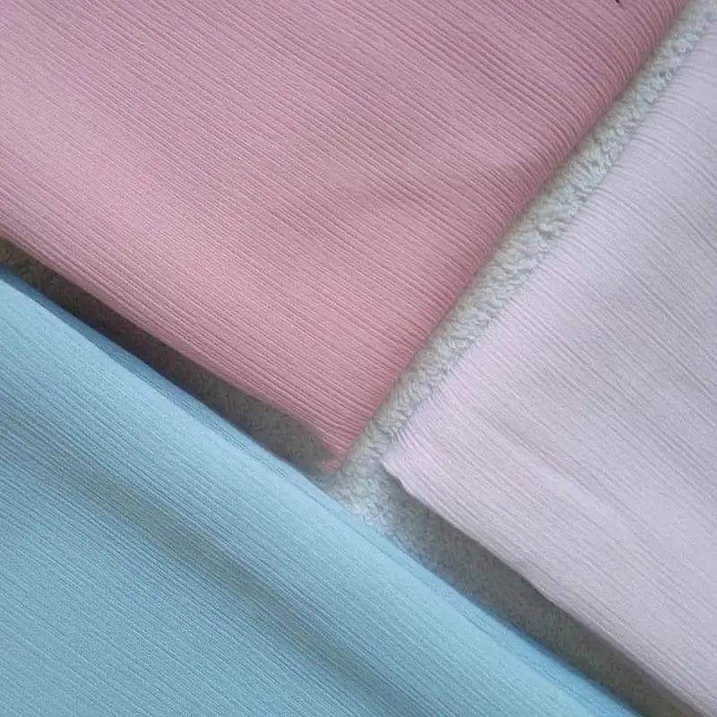 MH003 Crepe Scarf Crinkle Chiffon Hijab for Women Shawls Ripple Pleated - Mariam's Collection