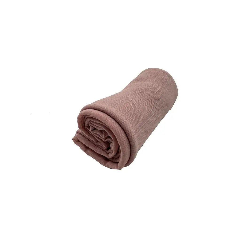 MH003 Crepe Scarf Crinkle Chiffon Hijab for Women Shawls Ripple Pleated - Mariam's Collection