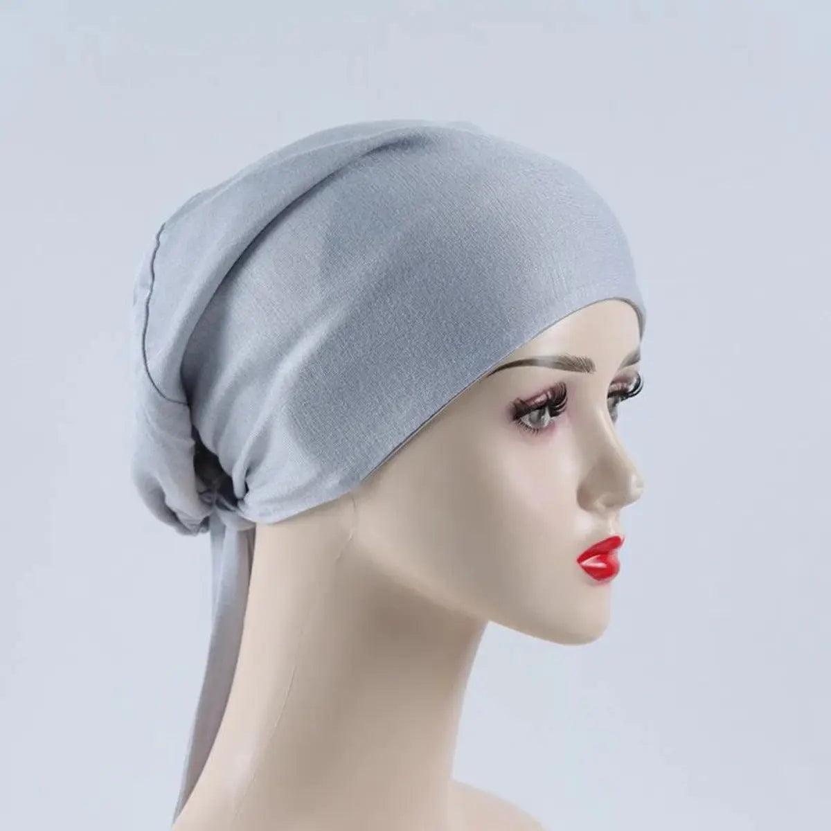 MH010 Double Layered Satin-lined Undercap - Mariam's Collection