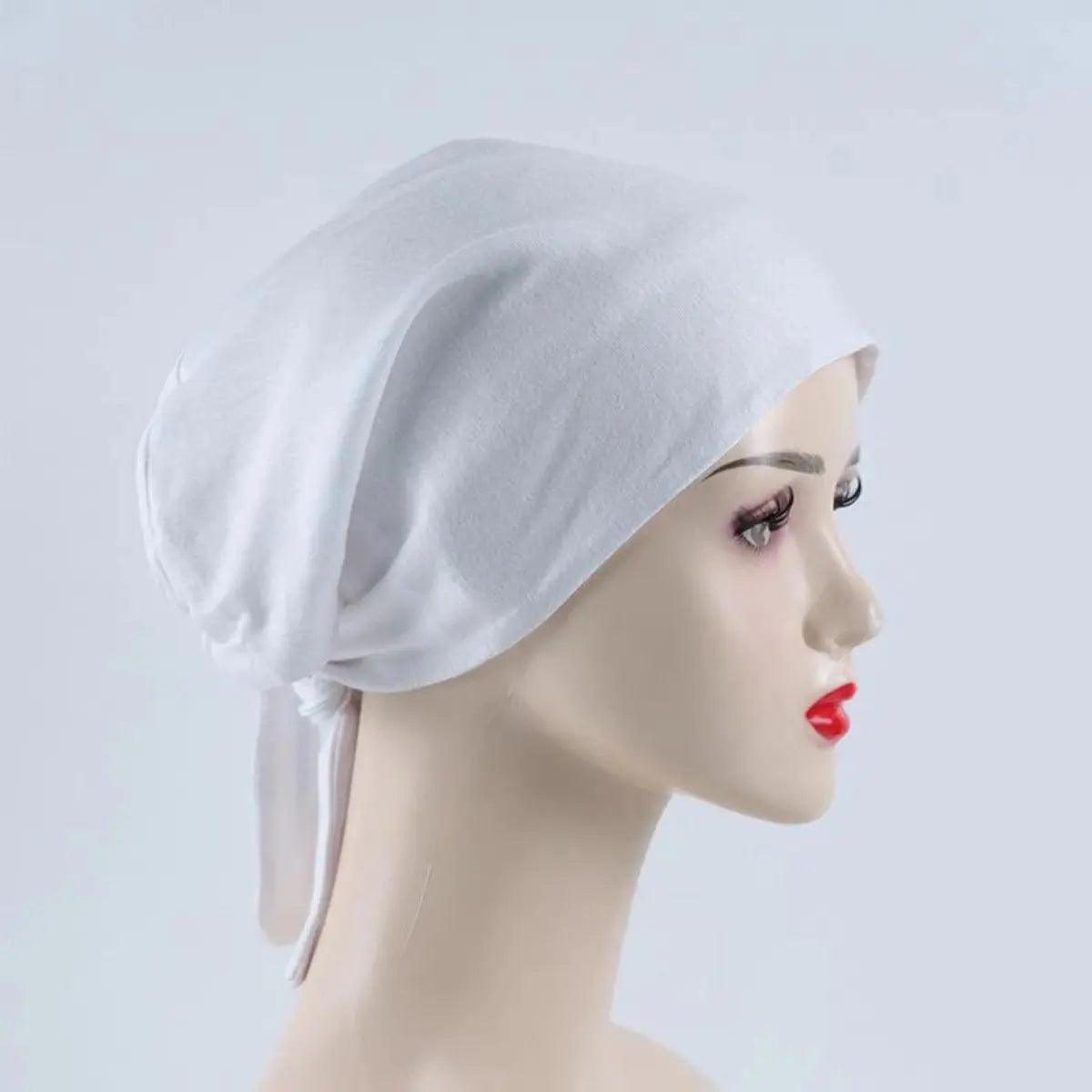 MH010 Double Layered Satin-lined Undercap - Mariam's Collection