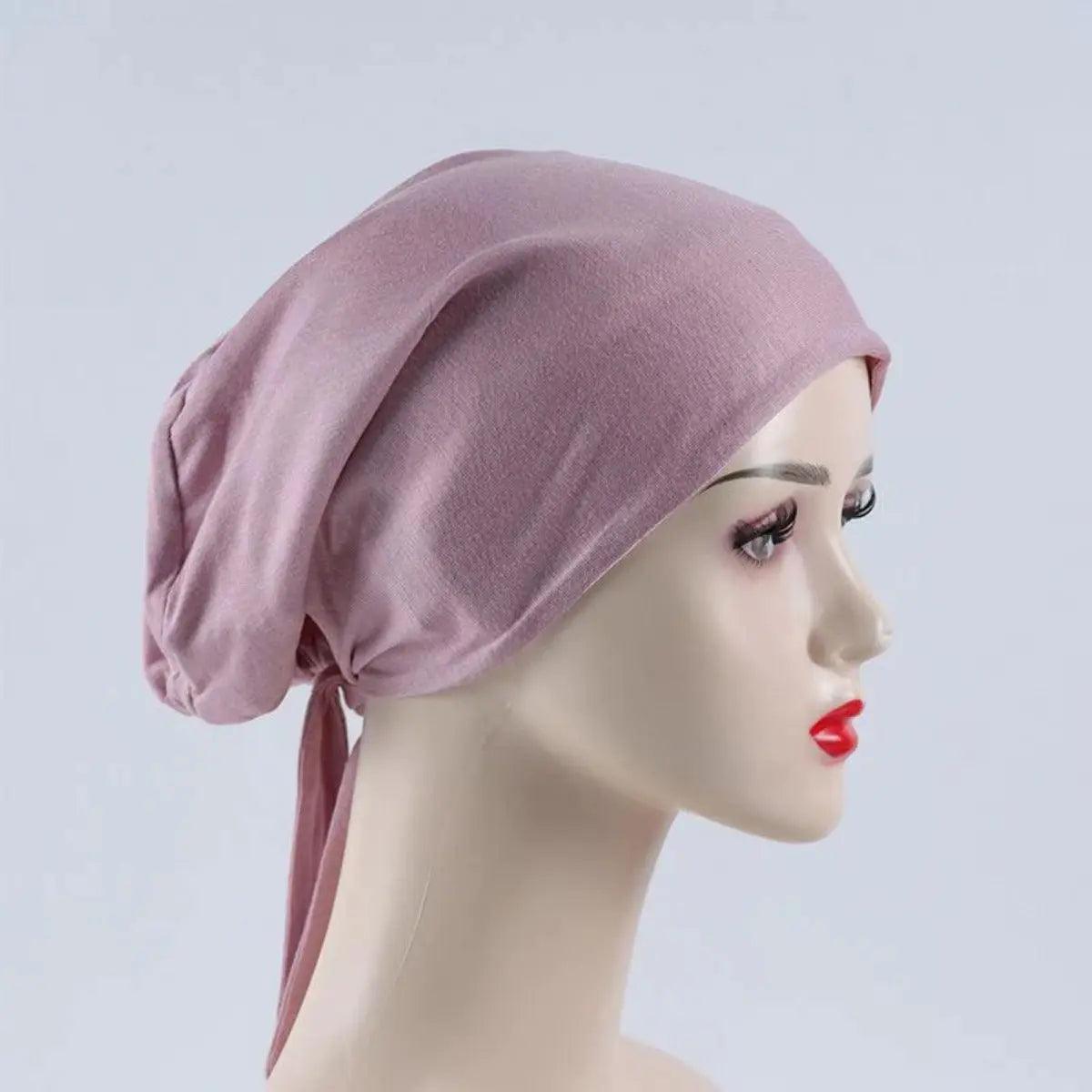 MH010 Double Layered Satin-lined Undercap - Mariam's Collection