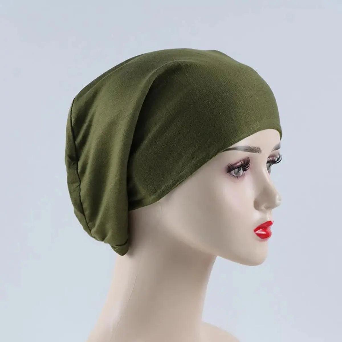 MH010 Double Layered Satin-lined Undercap - Mariam's Collection