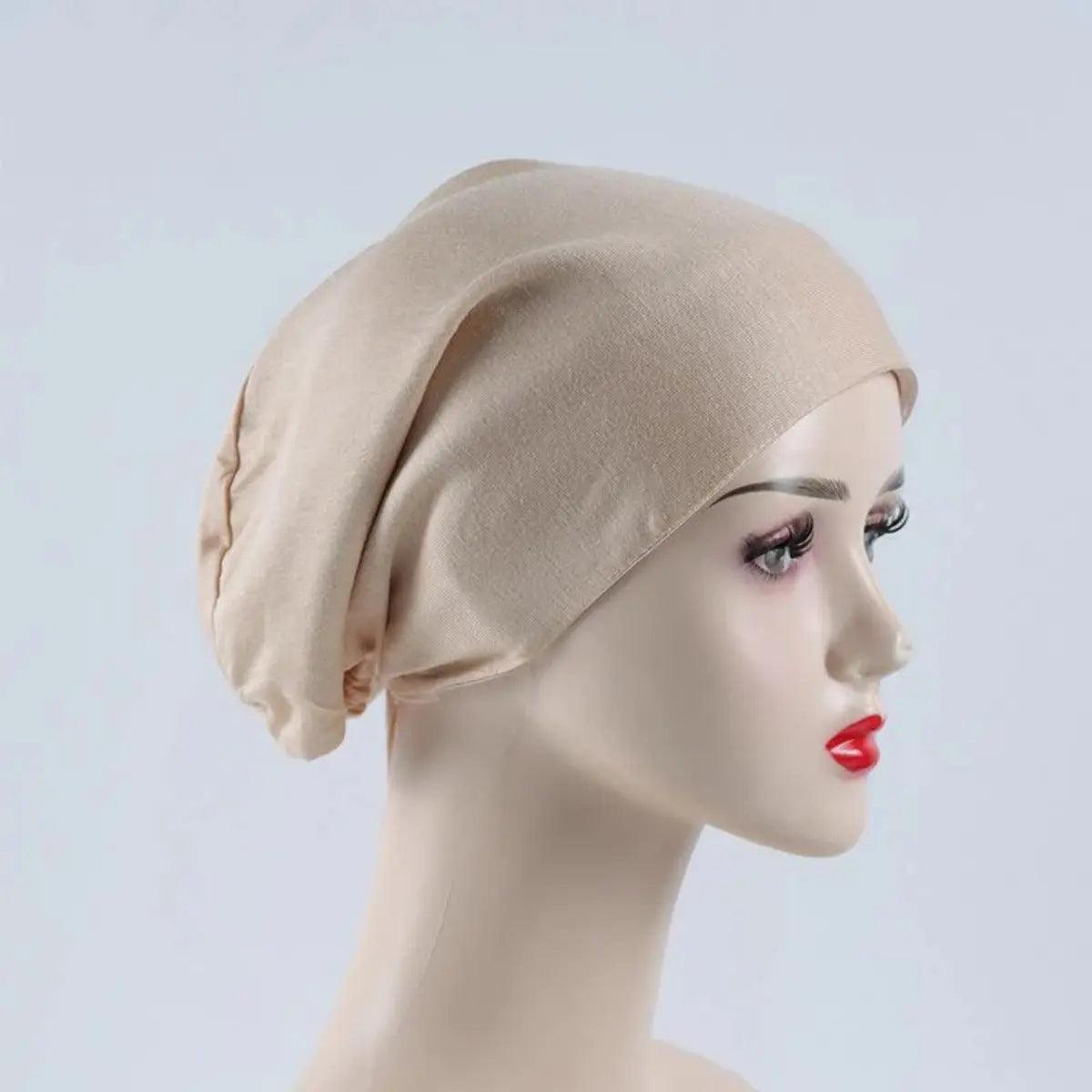 MH010 Double Layered Satin-lined Undercap - Mariam's Collection