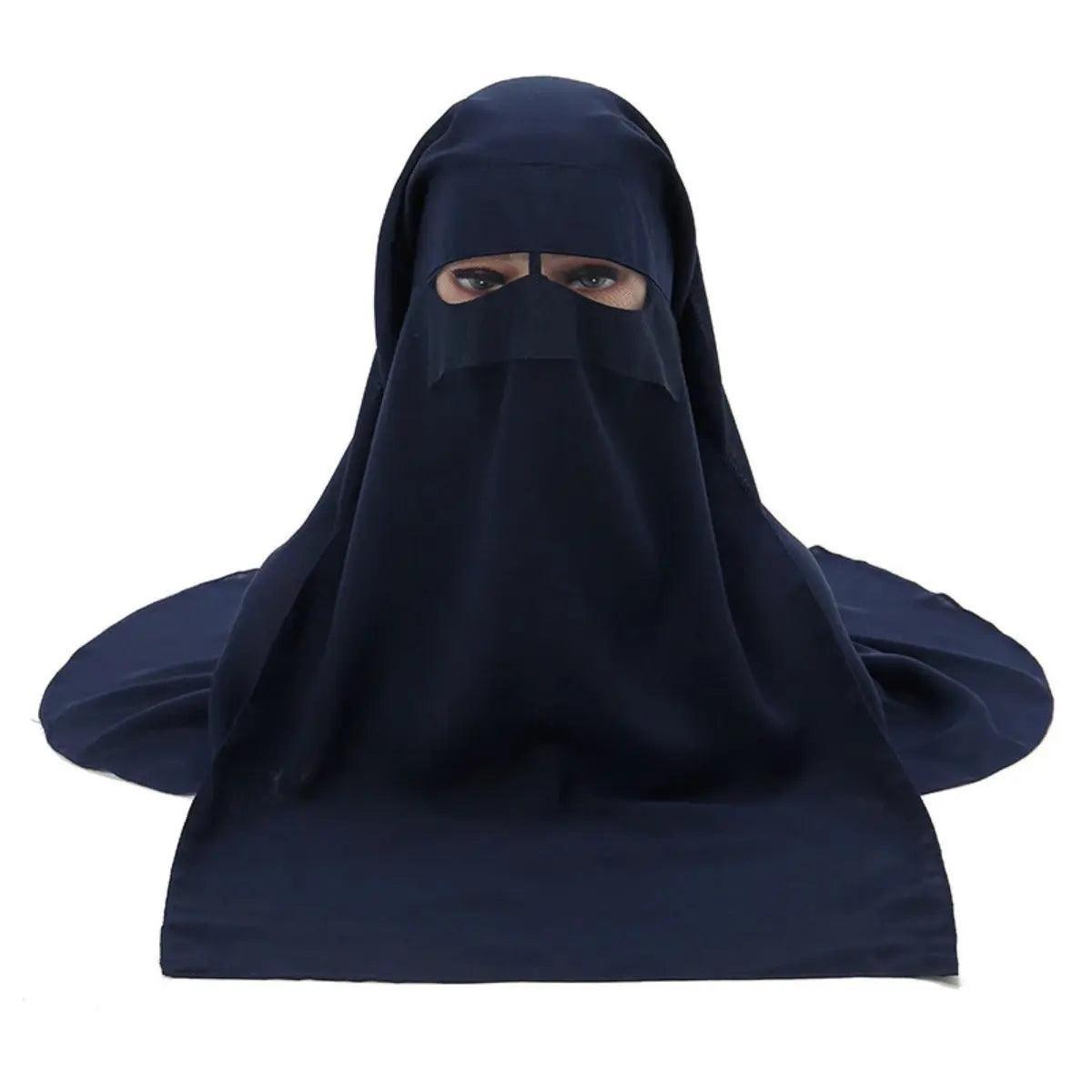 MH033 Face Veil Niqab Set - Mariam's Collection