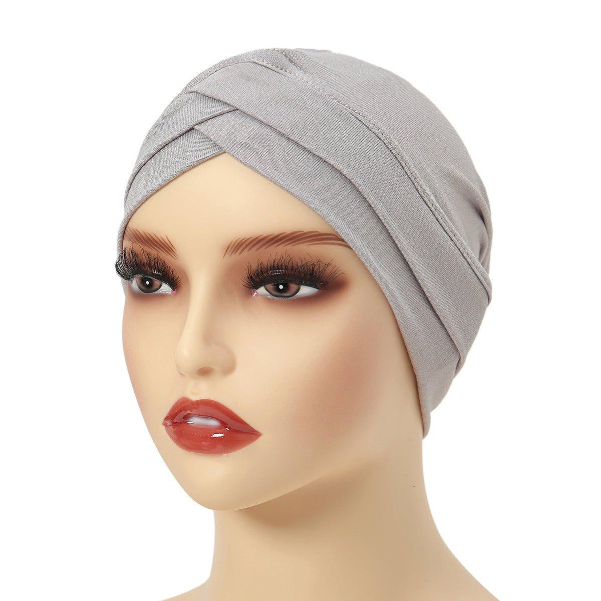 MH053 Soft Stylish Versatile Bottom Hat - Mariam's Collection