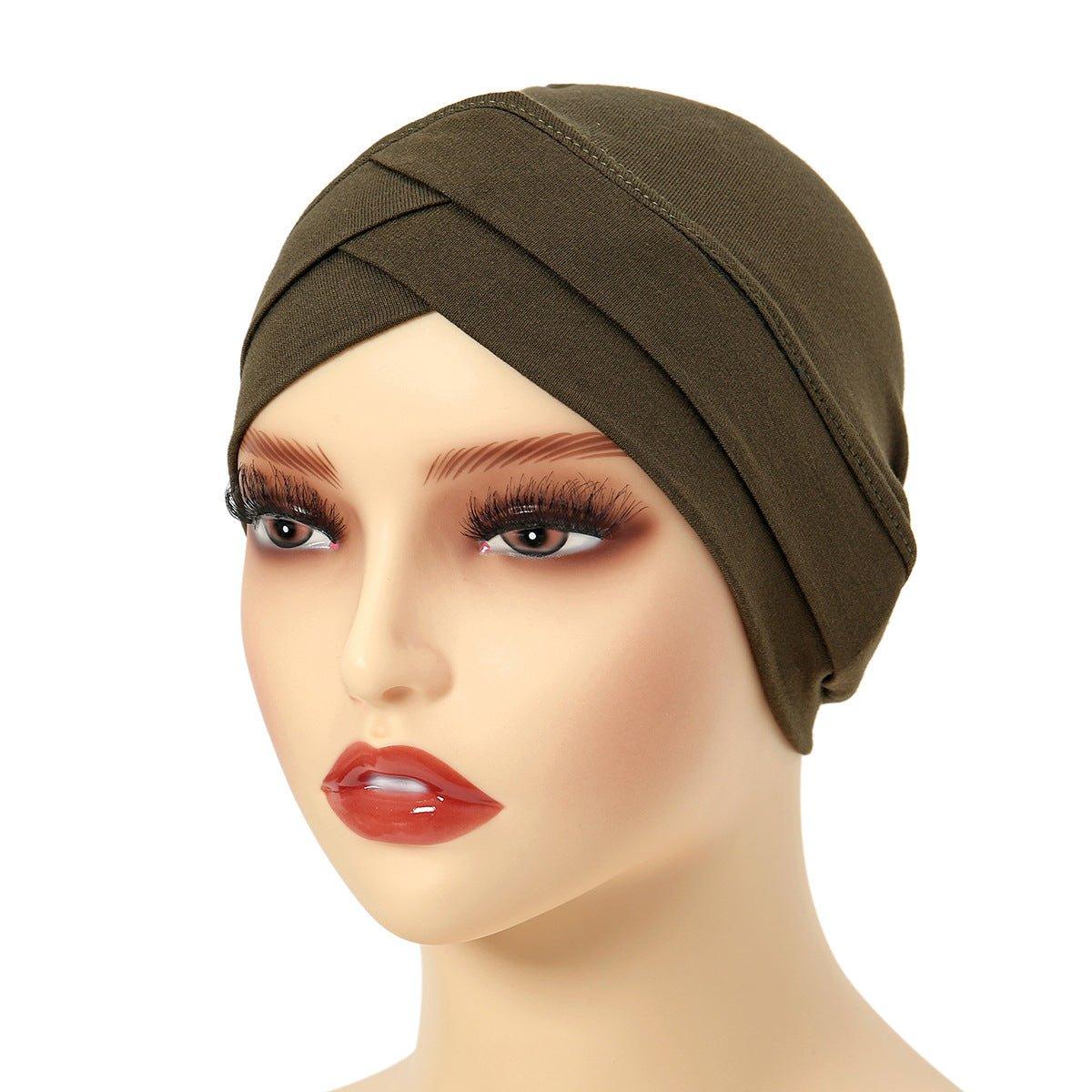 MH053 Soft Stylish Versatile Bottom Hat - Mariam's Collection