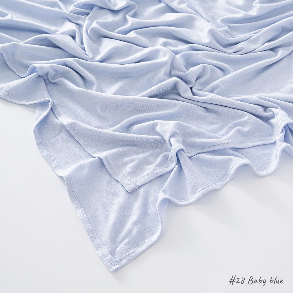 MH068 High Quality Right Angle Curled Modal Mercerized Cotton Breathable Hijab - Mariam's Collection