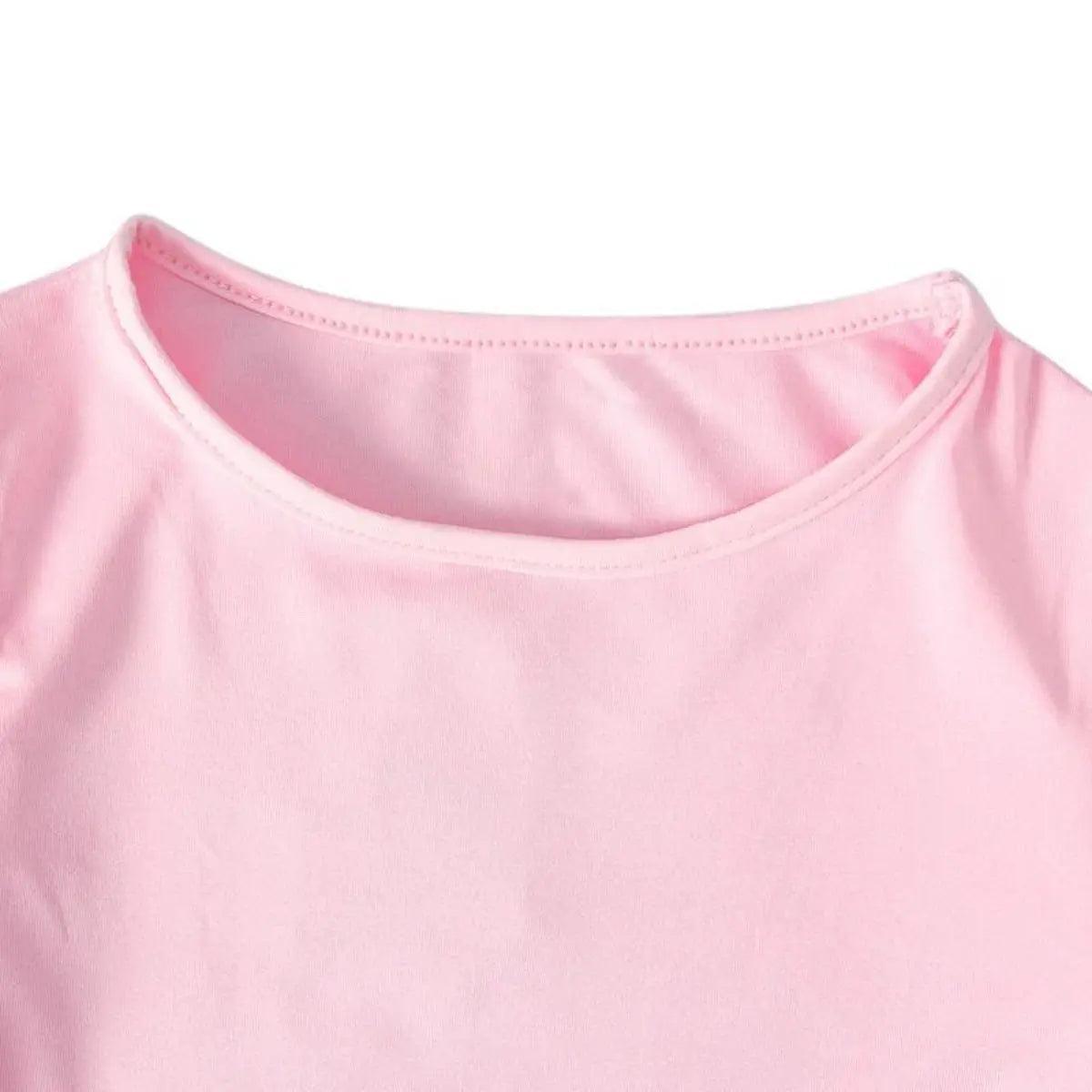 MJ012 Solid Two Colour Two Piece Kids Jlibab - Mariam's Collection