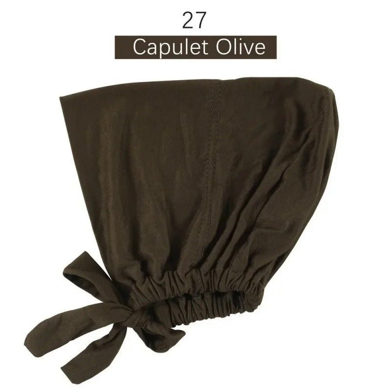 Modal Tie - Back Under Cap | Adjustable Hijab Bonnet(MH200) - Mariam's Collection