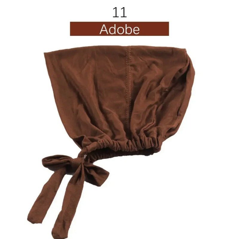 Modal Tie - Back Under Cap | Adjustable Hijab Bonnet(MH200) - Mariam's Collection