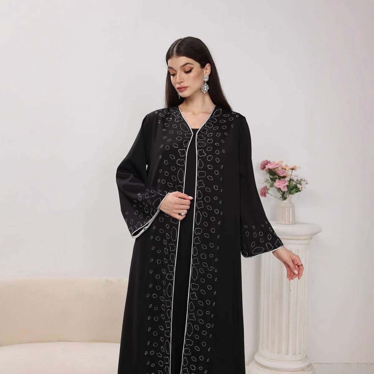 modest loose dress Linen Dress With Cotton Modest Dresses Modest Ladies Clothing For Summer Dainty Jewells, Modest