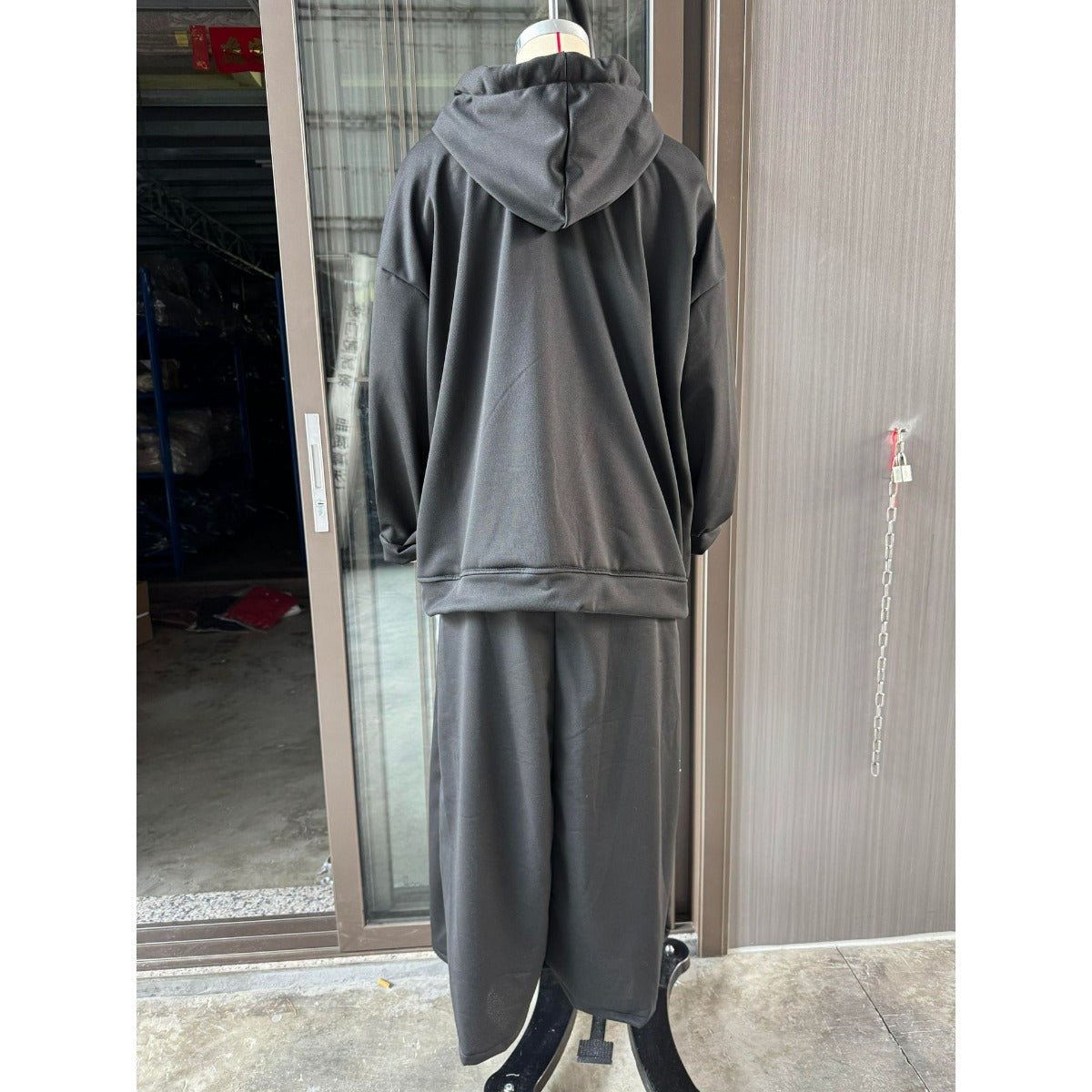 Modest Muslim Casual Wear Hooded Set | Long Sleeve Jacket & Maxi Skirt. (MS095) - Mariam's Collection