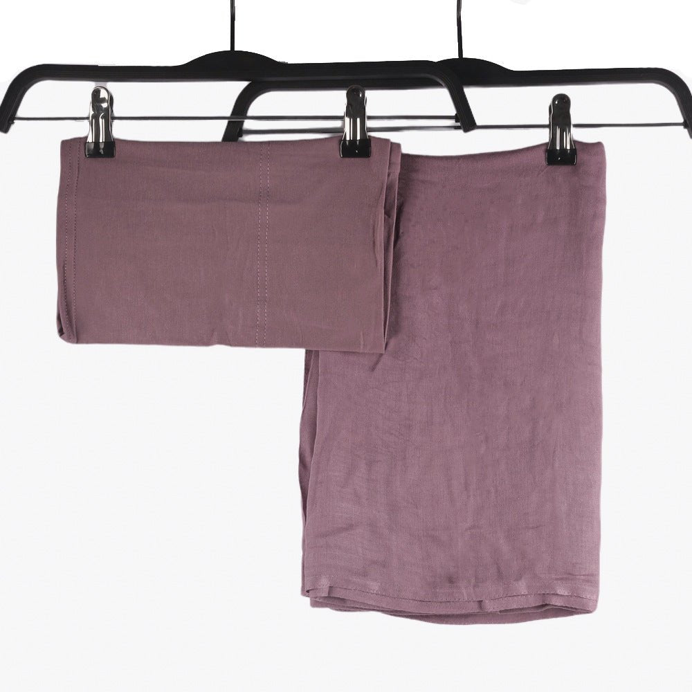 Modesty Pure Color Hijab & Undercap 2 - Piece Set (MH174) - Mariam's Collection