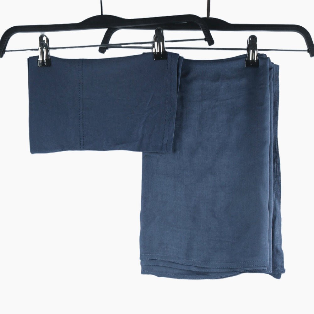 Modesty Pure Color Hijab & Undercap 2 - Piece Set (MH174) - Mariam's Collection