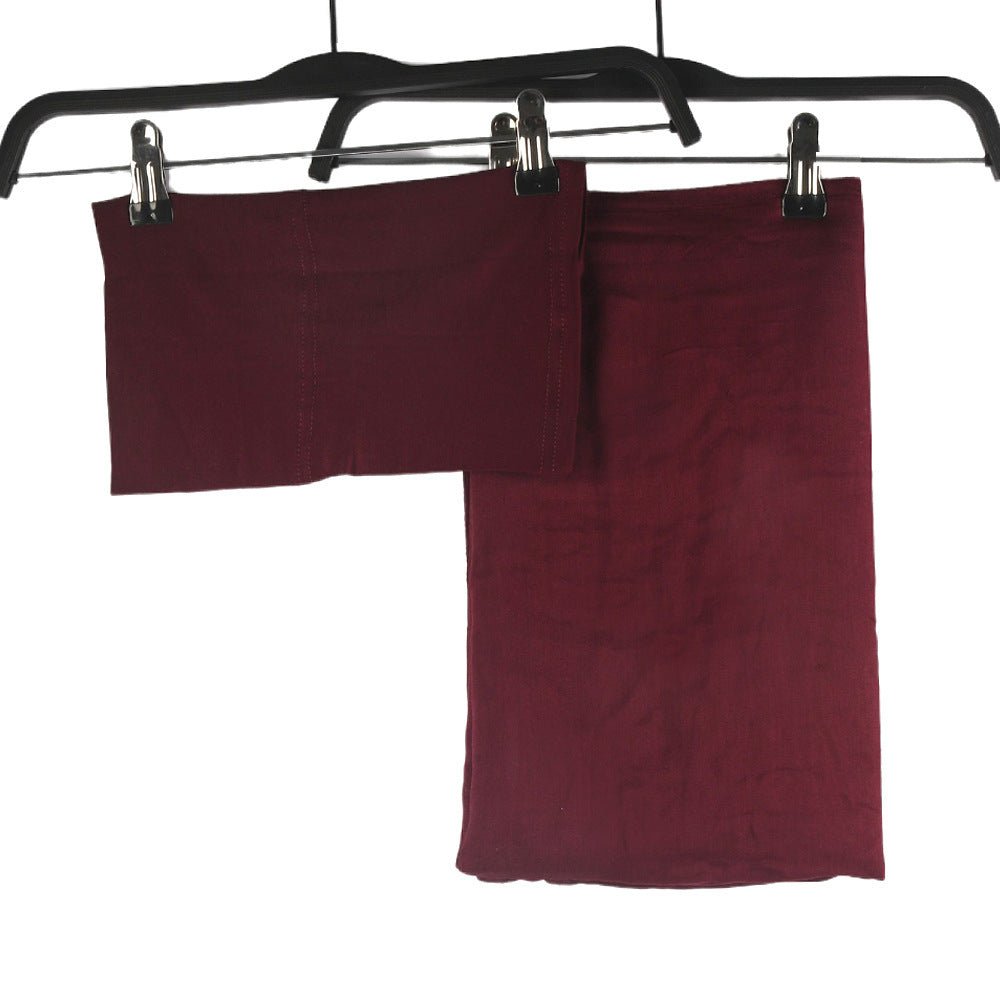 Modesty Pure Color Hijab & Undercap 2 - Piece Set (MH174) - Mariam's Collection