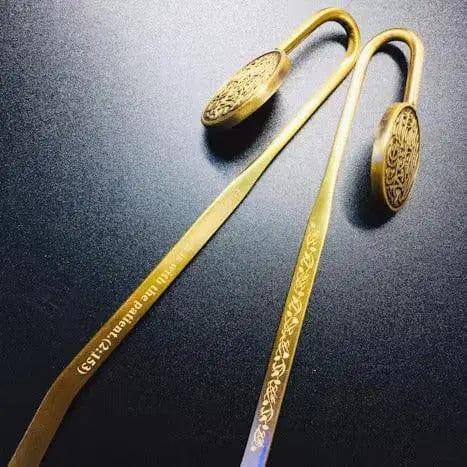 MR001 Metal Quran Bookmark With Calligraphy - Mariam's Collection