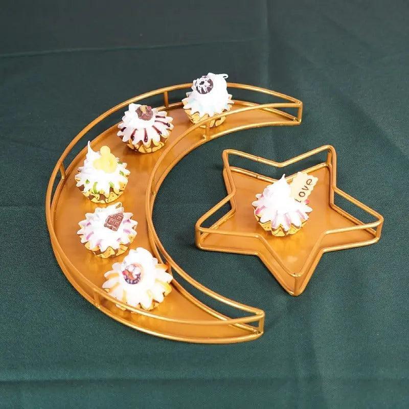 MR029 Ramadan Tray, Iron Festive Moon Tray - Mariam's Collection