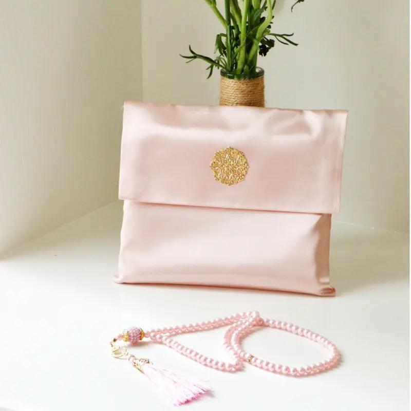 MR048 Luxury Prayer Mat and Tasbeeh Set - Mariam's Collection