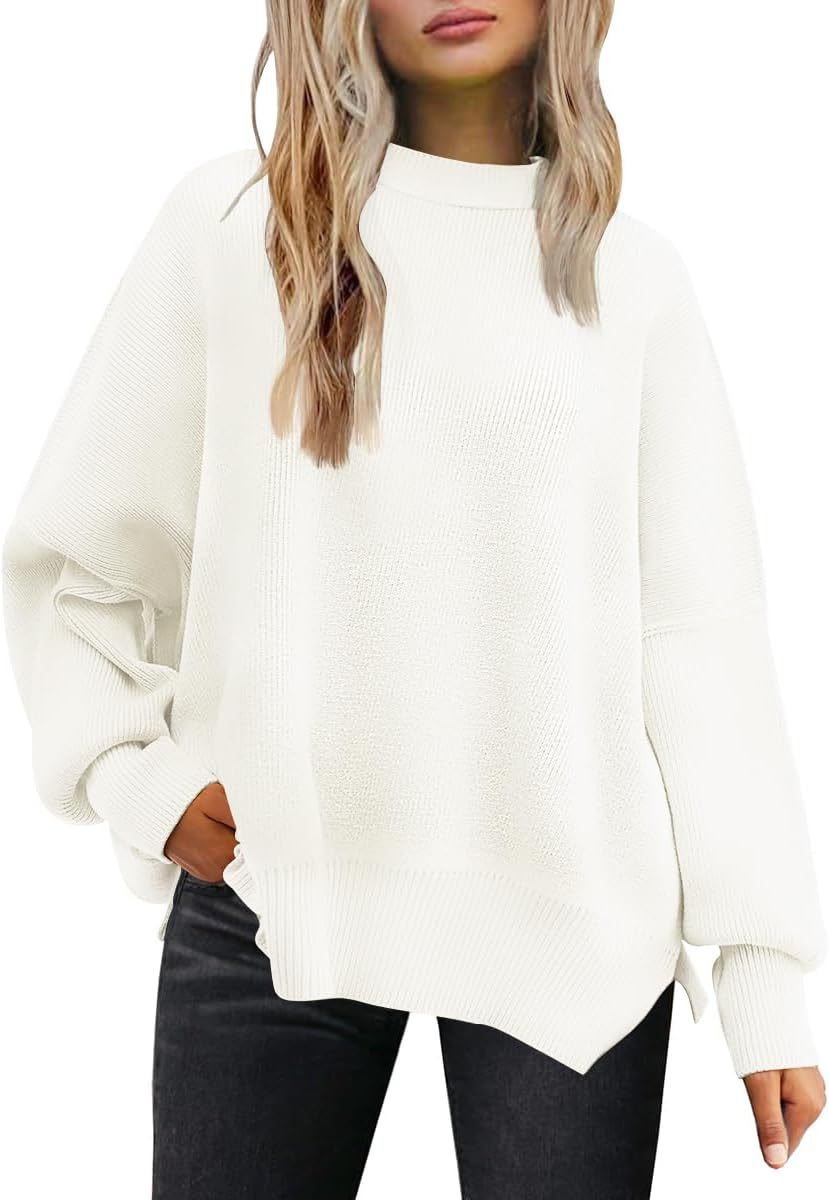 MS060 Bat Sleeve Pullover Sweater - Mariam's Collection