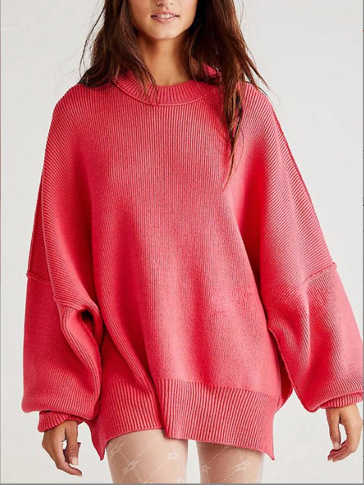 MS060 Bat Sleeve Pullover Sweater - Mariam's Collection