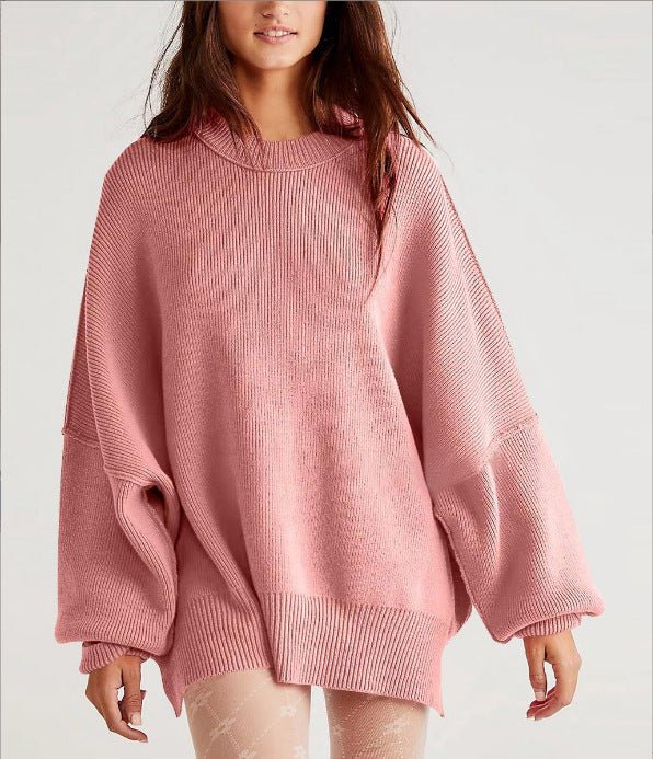 MS060 Bat Sleeve Pullover Sweater - Mariam's Collection
