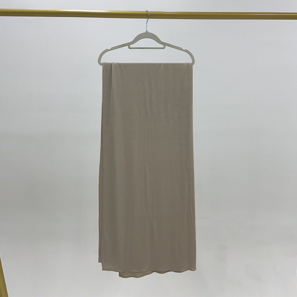 Muslim Women's Everyday Essential Modal Cotton Headscarf | Earth - Tone Solid Color Hijab with Stretch Comfort(MH122) - Mariam's Collection