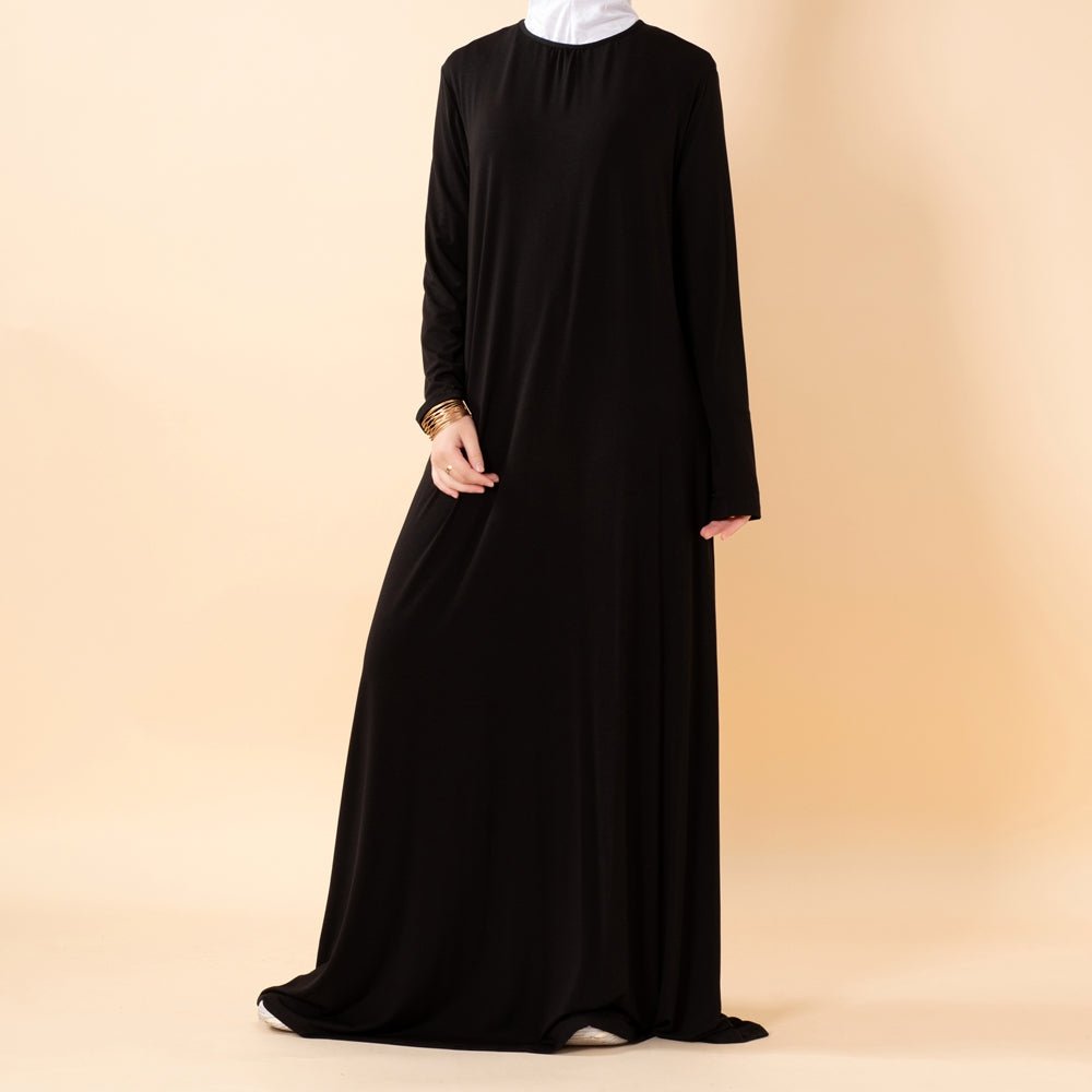 Natural Stretch Premium Lenzing™ Modal A - Line Dress (MA357) - Mariam's Collection