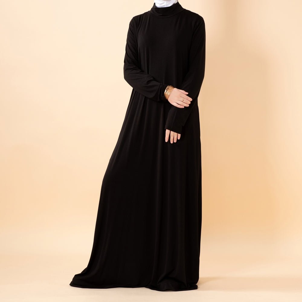 Natural Stretch Premium Lenzing™ Modal A - Line Dress (MA357) - Mariam's Collection