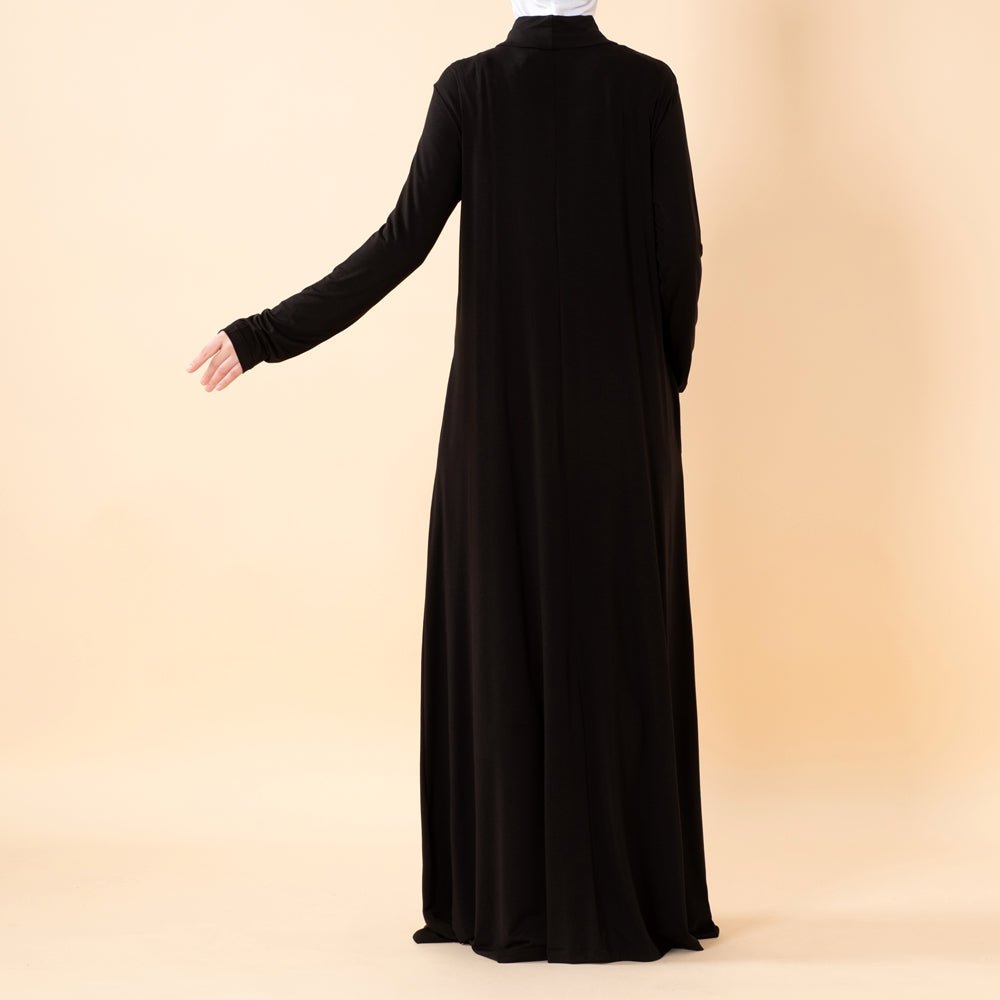 Natural Stretch Premium Lenzing™ Modal A - Line Dress (MA357) - Mariam's Collection