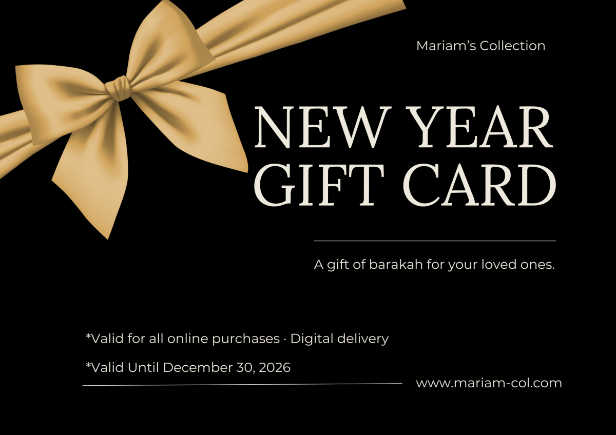 New Year Gift Card Mariam's Collection - Mariam's Collection