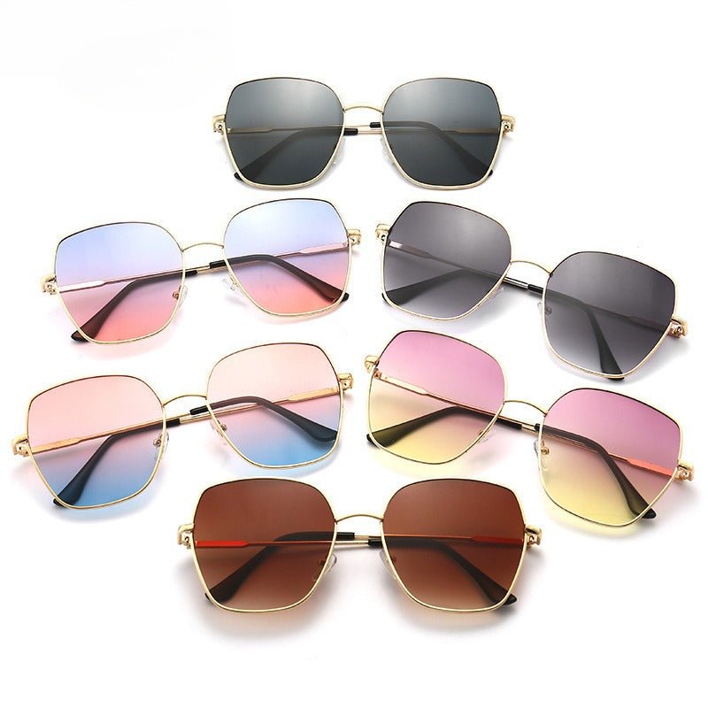 Oversized Gradient Sunglasses for Women – Face - Slimming Fashion Statement (MAC263) - Mariam's Collection