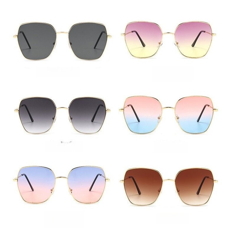 Oversized Gradient Sunglasses for Women – Face - Slimming Fashion Statement (MAC263) - Mariam's Collection