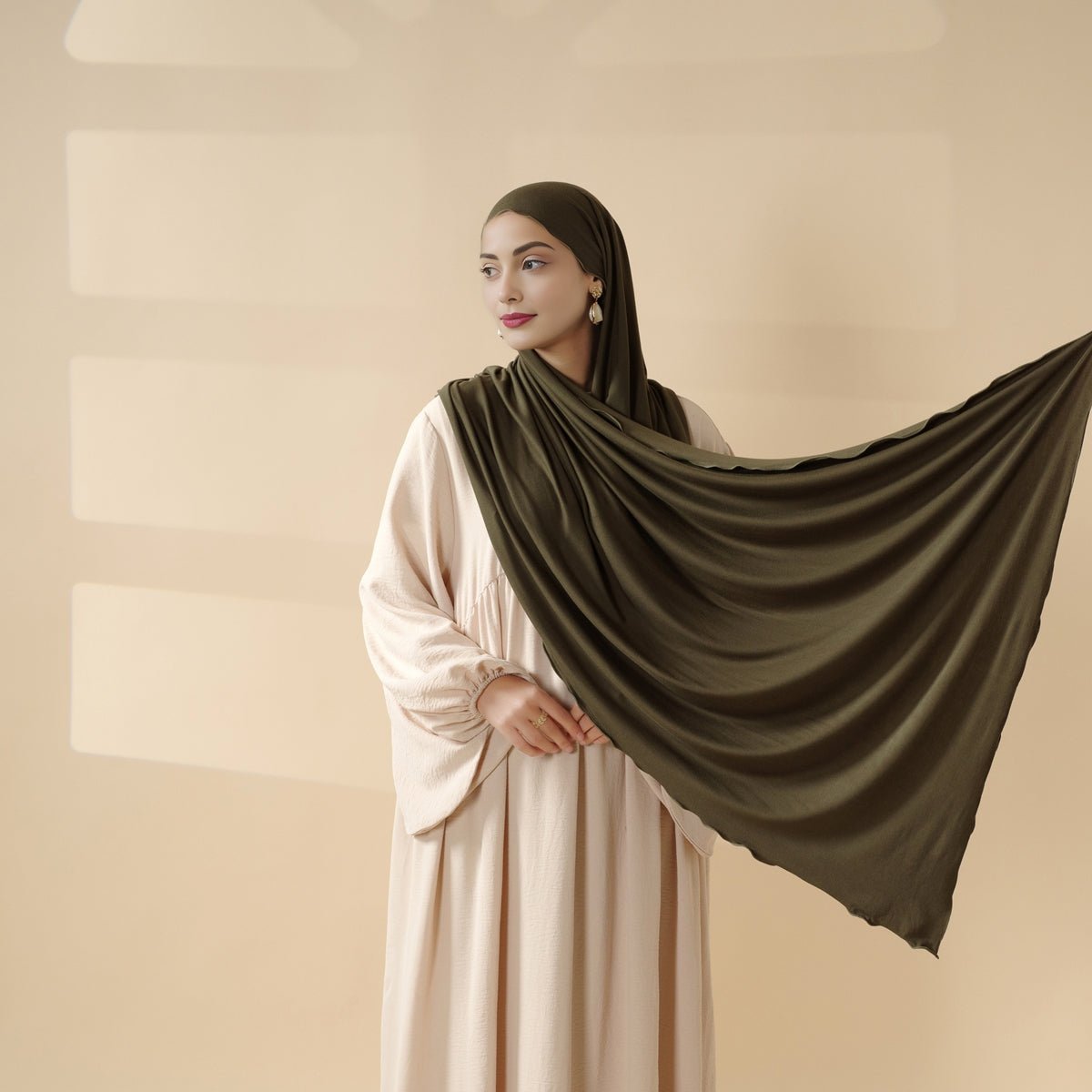 🎁 Perfect Hijab for Eid: Premium Modal Jersey Long Scarf – Soft, Breathable & Elegant in 8 Colors Shawl (MH105) (100% off) - Mariam's Collection