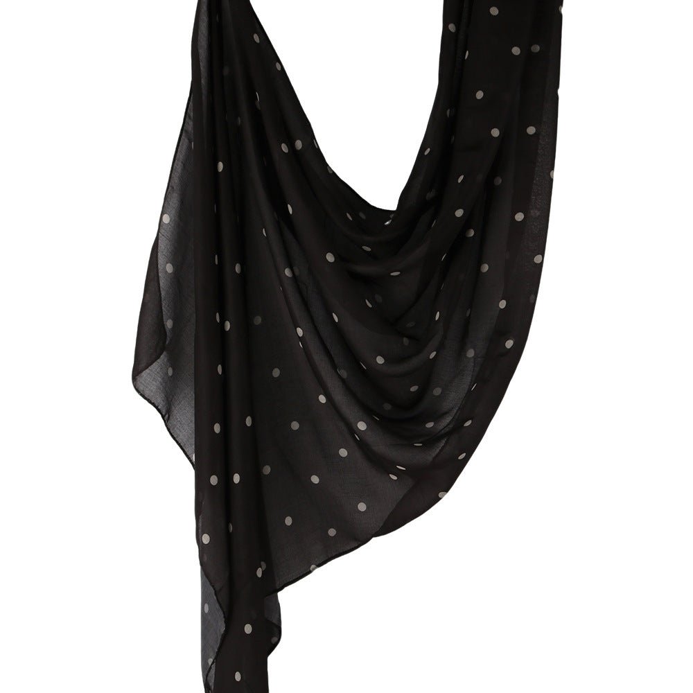 Polka Dot Hijab Scarf(MH230) - Mariam's Collection