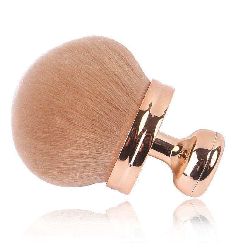 Portable Multi - Use Mushroom Head Powder & Blush Brush (MMU040) - Mariam's Collection