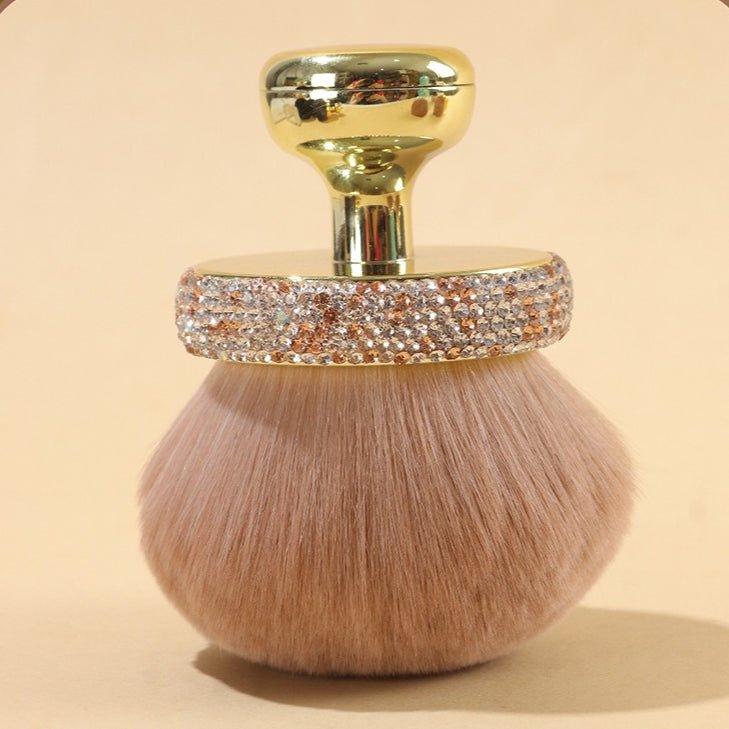 Portable Multi - Use Mushroom Head Powder & Blush Brush (MMU040) - Mariam's Collection