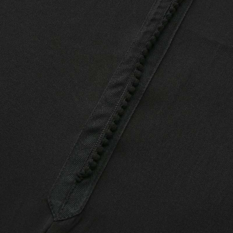 Premium Black Hooded Long Modest Muslim Robe Thobe for Men (MT029) - Mariam's Collection