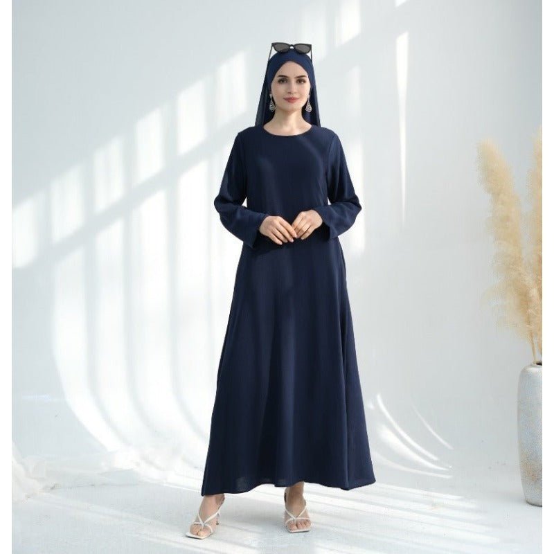 Premium Chiffon 3 - Piece Set Abaya(MOA231) - Mariam's Collection