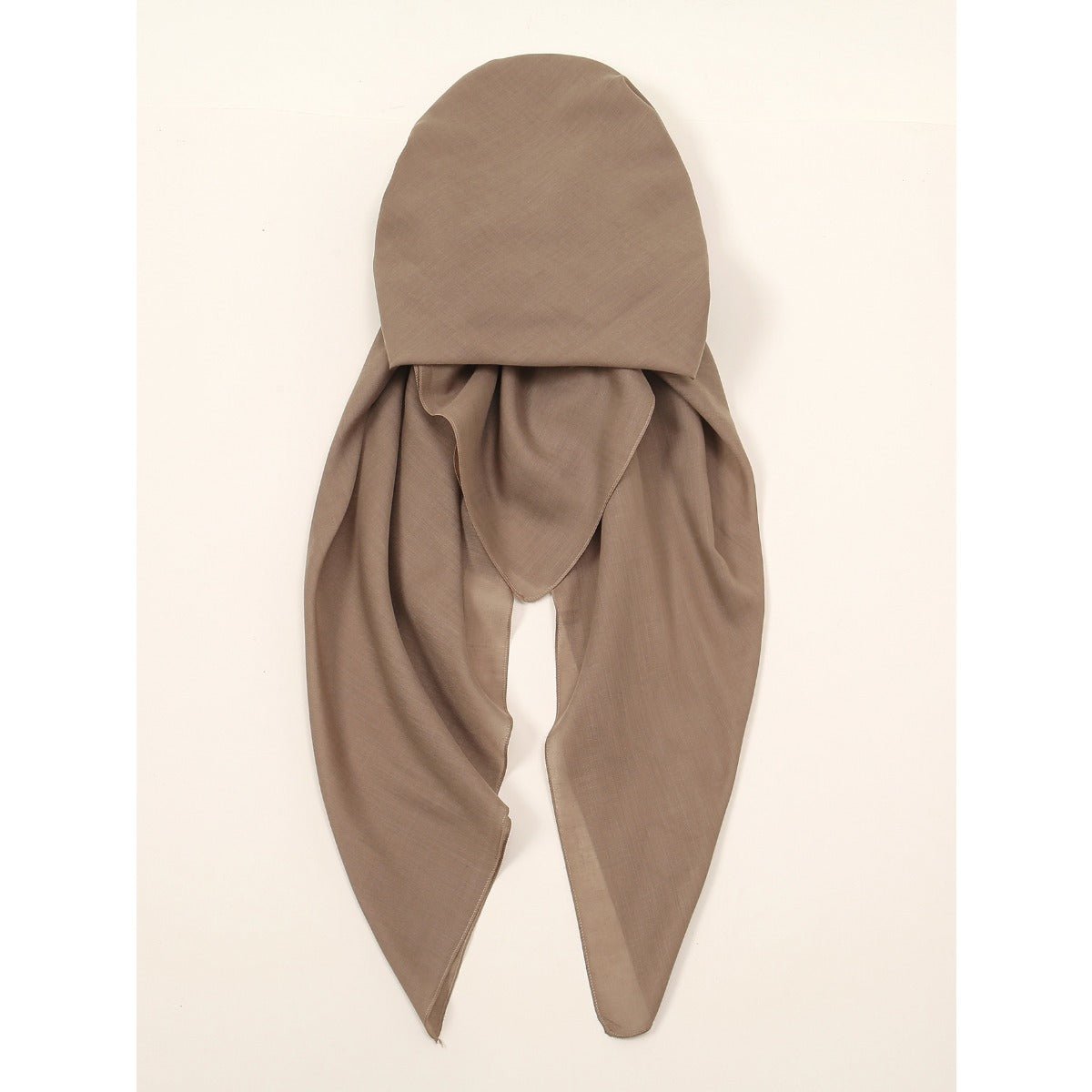 Premium Elastic Turban Caps Triangle Headwrap with Two - Tail Pullover Design. (MH118) - Mariam's Collection