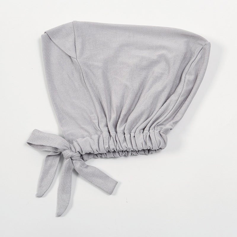 Premium Modal Cotton Cross - Strap Design Hijab Cap with Adjustable Brim. (MH116) - Mariam's Collection