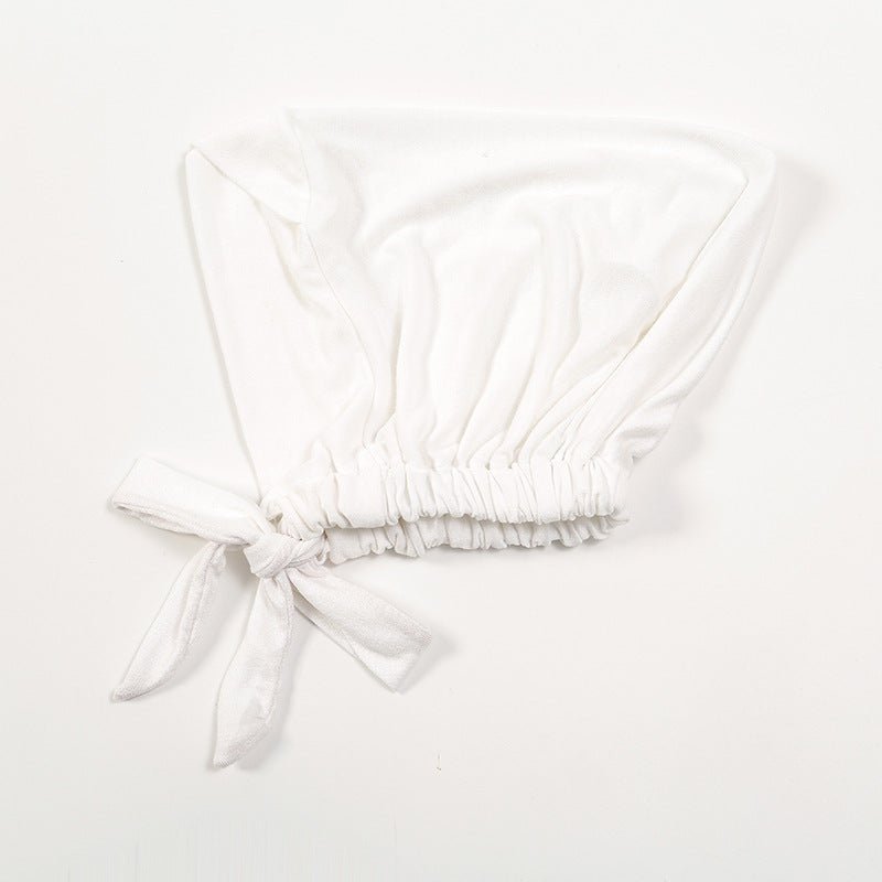 Premium Modal Cotton Cross - Strap Design Hijab Cap with Adjustable Brim. (MH116) - Mariam's Collection