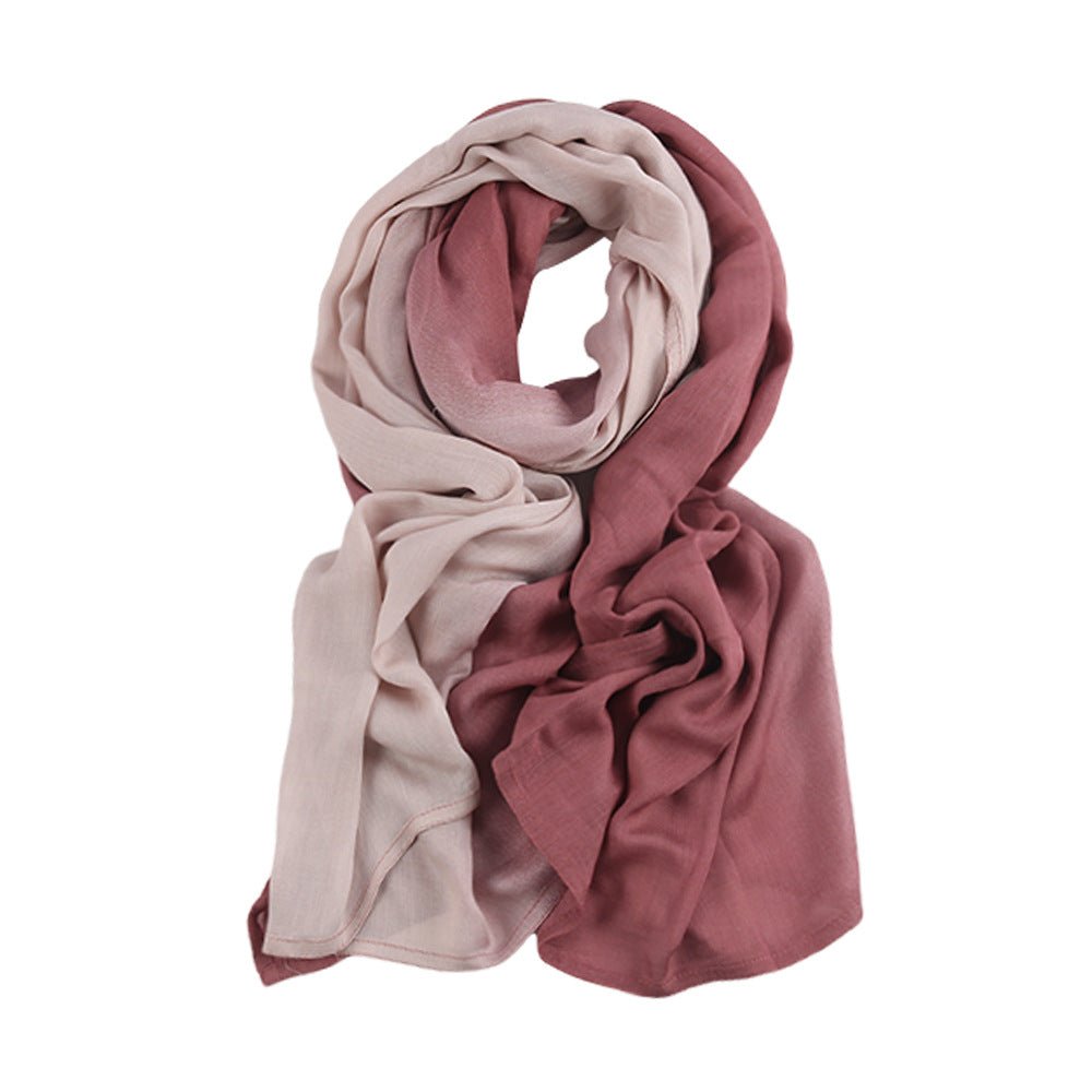 Premium Modal Cotton Headscarves Gradient Hijab Collection(MH123) - Mariam's Collection