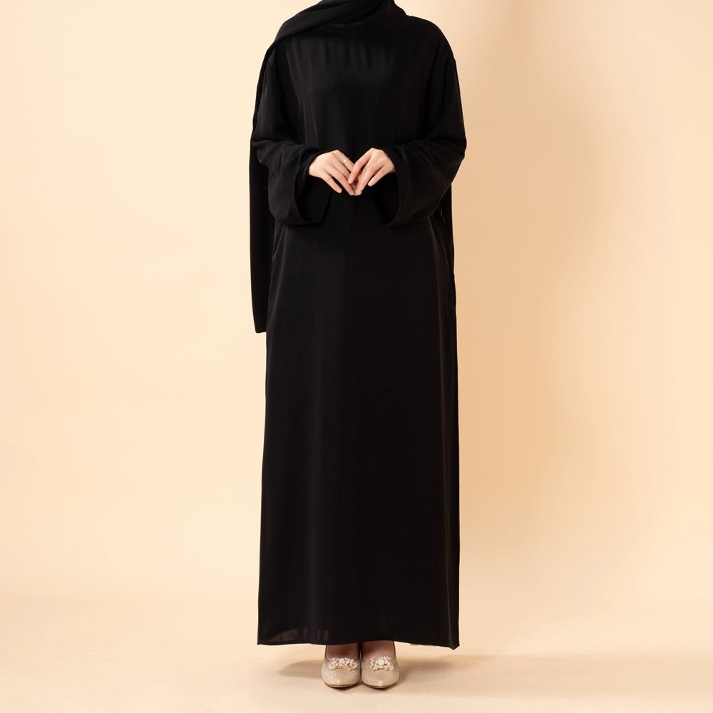 Premium One-Piece Hijab Abaya for Women | Nida Fabric Travel Abaya (MJ024) - Mariam's Collection