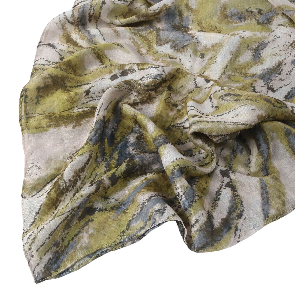 Printed Cotton Hijab Scarf | Soft Breathable Long Headscarf(MH201) - Mariam's Collection